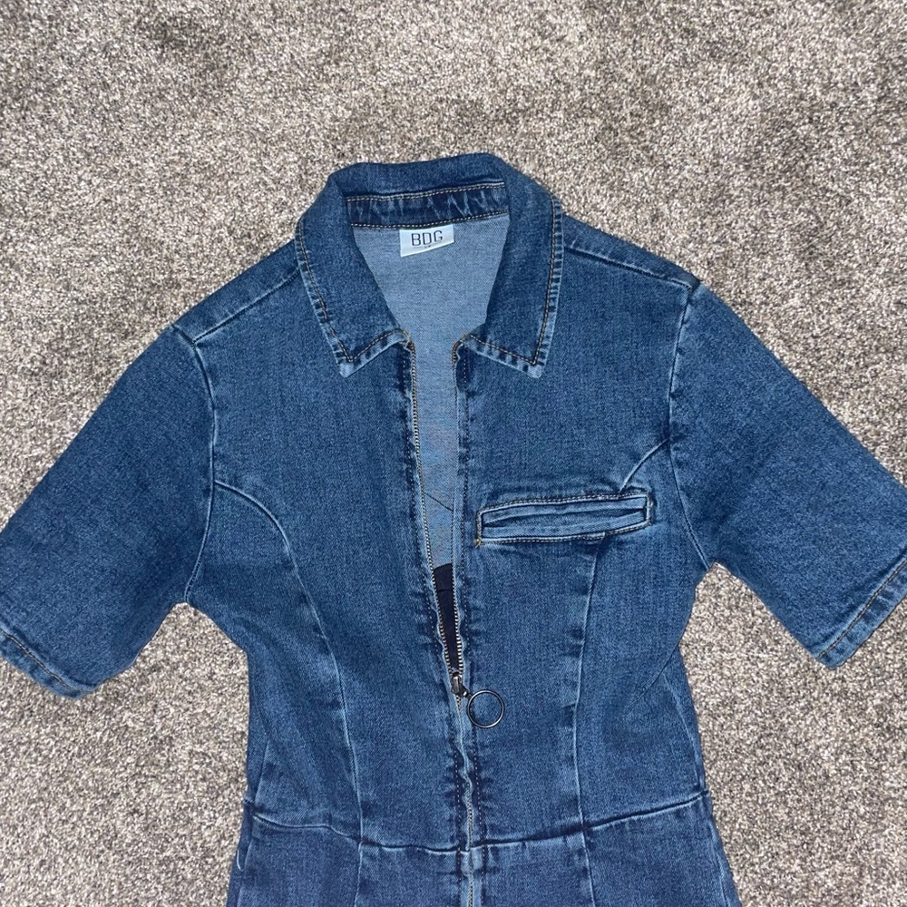 Blue Denim Jumpsuit